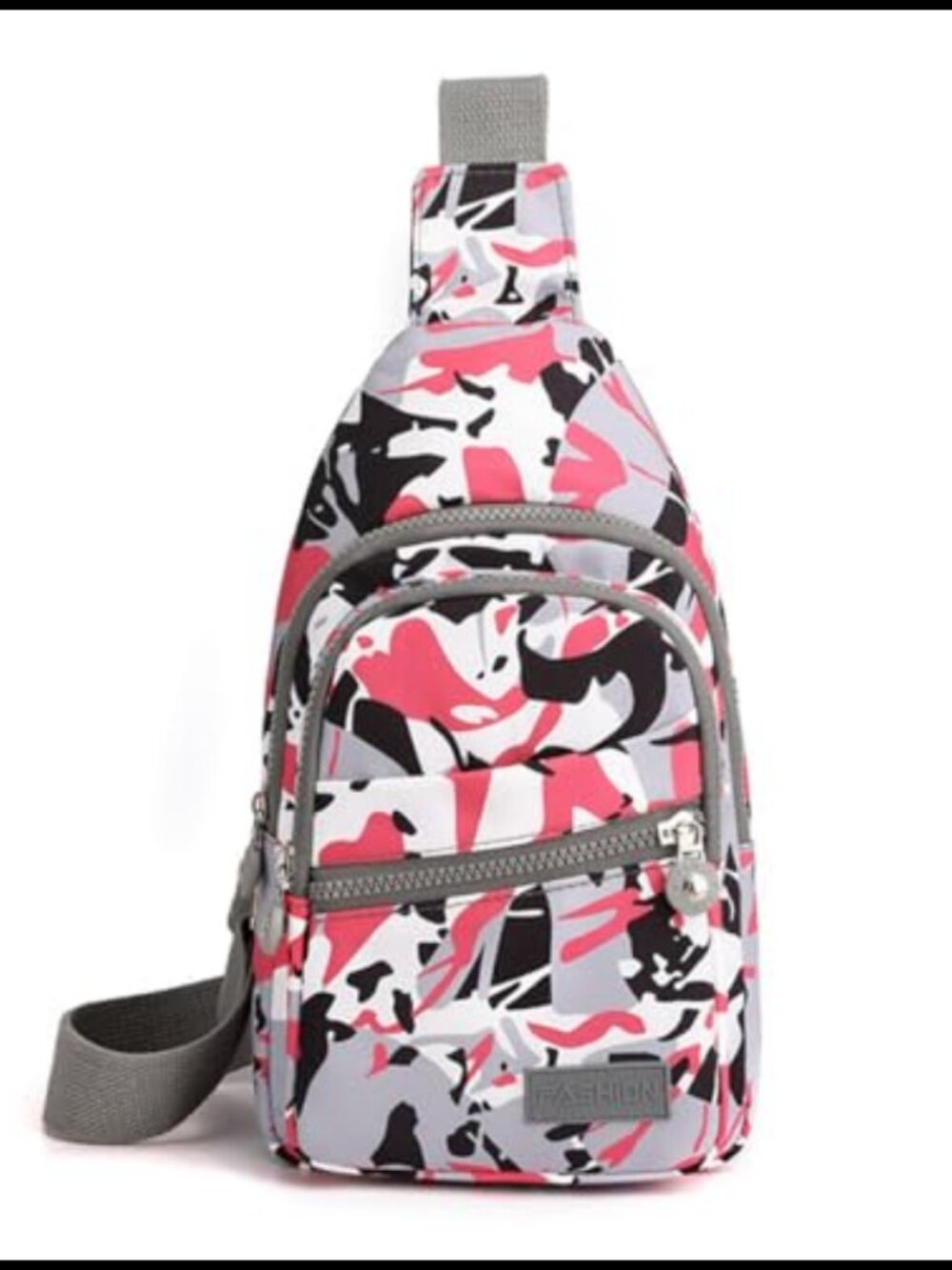 Water Resistant Nylon Sling Crossbody Bag Adjustable Strap Travel Purse